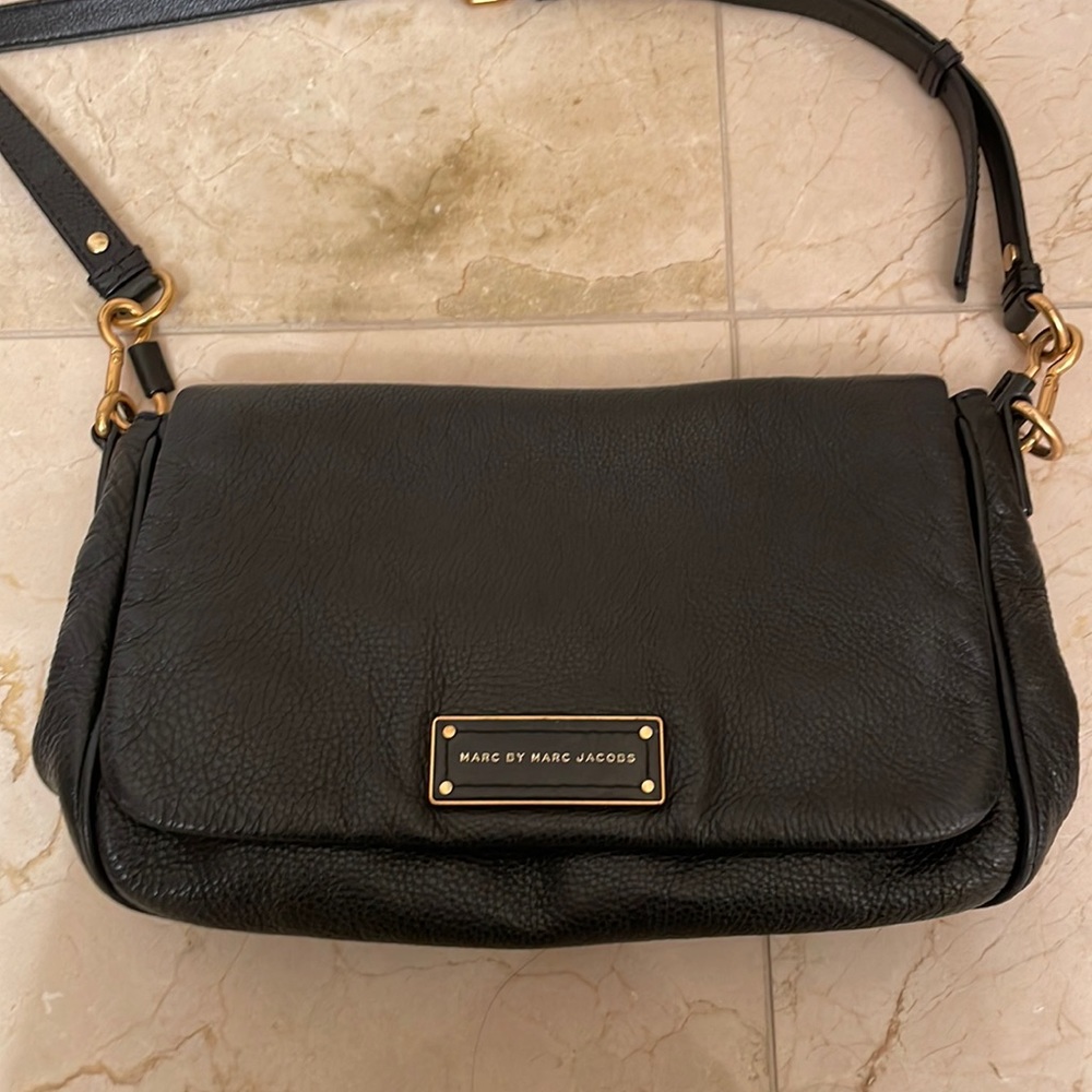 Marc by Marc Jacobs black leather bag